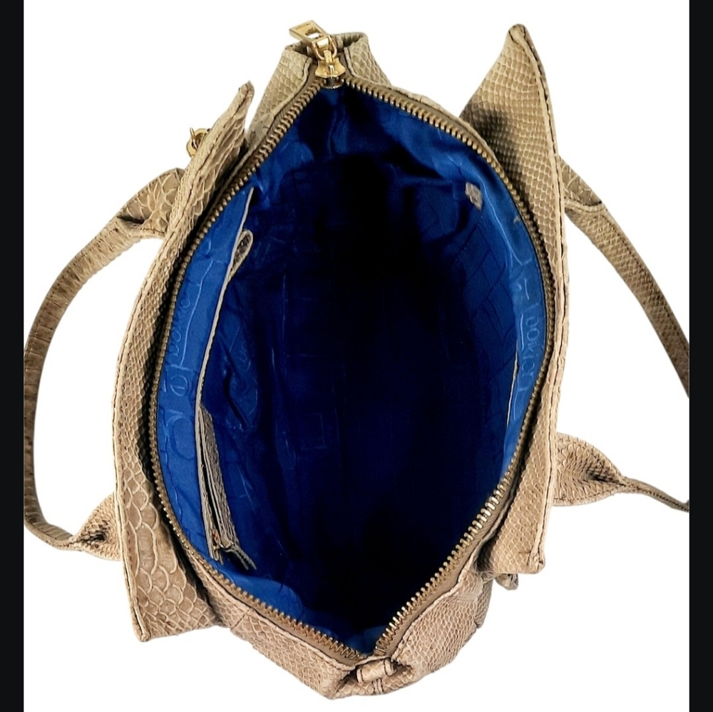 Botkier Python Embossed Trigger Satchel, A Signat… - image 5